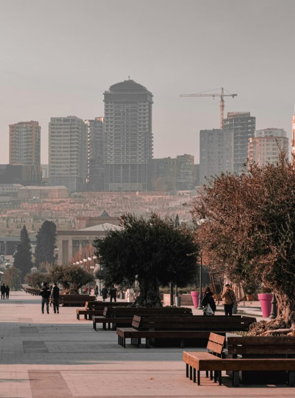 Boulevard in Baku